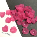 Frosted Glass Flower petal ホットピンク