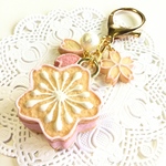 フェイクスイーツ*桜アイスサンドクッキー*チャーム*スイーツデコ