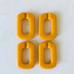 Yellow Rectangle Chain Connector