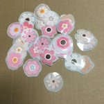 お花のフレークシール