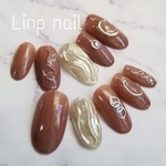 ハイミルクココア ニュアンス ネイルチップ