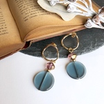 amethyst×blue 大ぶりピアス・イヤリング