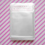 テープ付OPP袋　5×7cm　200枚　クリスタル袋