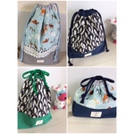 オーダー品巾着袋4点