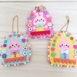 ◆カラフルネームプレート  うさぎ◆