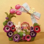 お花畑♪の2wayリース①