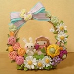 お花畑♪の2wayリース②