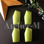 A759 多角形モダン カボション Green(4個)