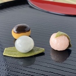 樹脂粘土のミニチュア和菓子3点セット