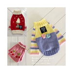 ro＊様専用お買い物ページ cherry cardigan 、後ろ姿のわんちゃんセーター、ボーダースリーブニット