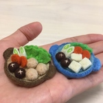 ミニチュア寄せ鍋2種