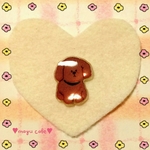 【送料無料☆】ぷちピンバッジ♥わんこ