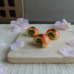 【新作】ミニチュアかじりかけうぐいすあんパン【加工可能】