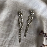 Silver Chain イヤリング ピアス