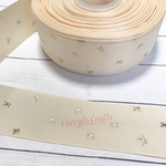 ゴルドホイルリボン柄のリボン🎀BEIGE