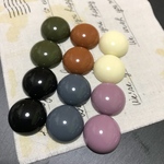 12個✦スモーキーカラーカボションアソート