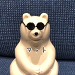 «再販2»しろくま貯金箱用サングラス(マット)