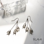 【再販】チューリップのシルバーピアス・イヤリング