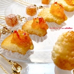 フェイクスイーツ  食べかけクッキーk16gp ネックレス