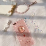 スマホケース くま 可愛い iphone  ケース 熊 パール