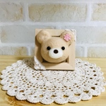 ミニフレームinベージュのくまちゃん