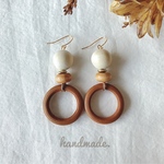 ウッド❁︎ピアス＆イヤリング