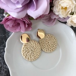 ゴールド×ラタンピアス