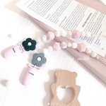丸洗い♡ 可愛すぎ♡ジュエリーみたいなホルダー♡ 単品 歯固めホルダー おしゃぶりホルダー