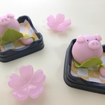 *こぶたのさくらもち*