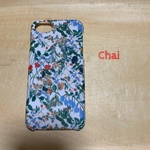 No.244 受注製作 リバティ  Heidi Meadow ハイジ・メドウ  グリーン　iPhoneケース