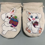 ショートパクパクペアミトン  ウサギ