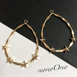 star hoop charm 