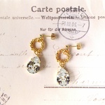 リング＆ドロップビジューピアス