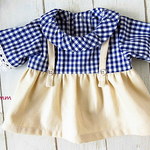 ぽぽちゃん服・セットアップ風ワンピ