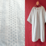 ◆SALE￥2,000引き!!◆お花レース風模様　ふんわりワンピース