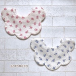 【SALE】お試し価格のもくもくスタイ♡フラワー×ドット♡再販6