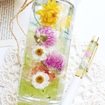 母の日 spring ハーバリウム 木箱ギフトセット ハーバリウム&ハーバリウムボールペン   フラワーギフト 母の日