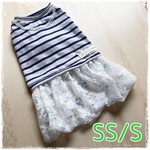 【送料込】あおいろバルーンワンピース【SS/S】