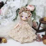 オビツ11 服 【アンティークローズドレス ベージュ】