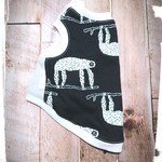 ナマケモノ柄 春 ナチュラル  タンクトップ 犬服
