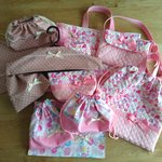 きゅうちゃんママ様.*･ﾟオーダー   持ち帰り袋＆上履き入れ＆体操服袋＆ポシェット＆ランチョンマットセット＆ハンガー　.ﾟ･*.