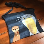 fujitani様専用ページ ハシビロコウとコツメカワウソのサコッシュとアオアシカツオドリ