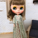 【送料無料】リカちゃん/ブライス   花柄ワンピース