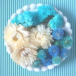 【ドライフラワープチセット152】スターチス＆貝細工＆センニチコウ