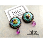embroideryピアス
