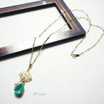 emerald green sea＊*ネックレス。