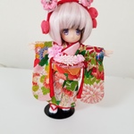 オビツ11着物🌸お花畑の舞い🌸