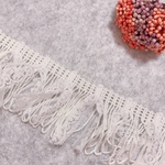 【全7色】【WHITE】レースフリンジリボン【A801】