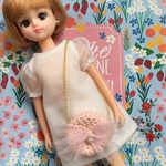 R22 手編みのミニチュアショルダーバッグ