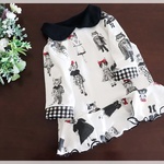 【100size】襟付きチュニック☆runwayCATS